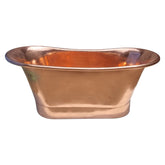 Straight Base Copper Bathtub Full Copper
