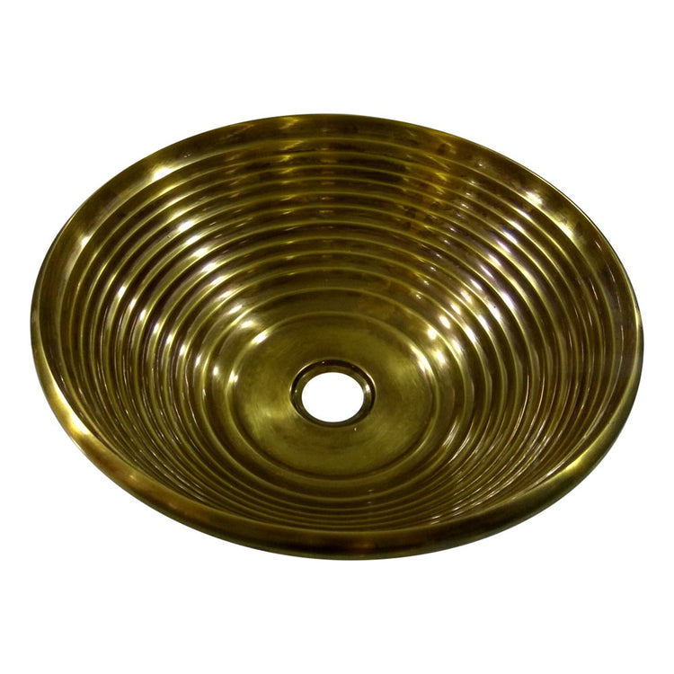 Cast Bronze Sink Round Antique Bronze