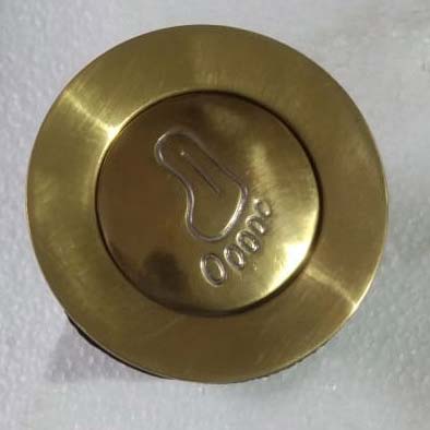 Brass Polished Brass Popup Waste for Bathtubs