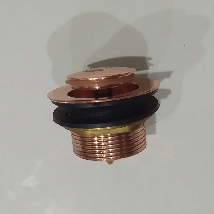 Copper Finish Brass Popup Waste for Bathtubs