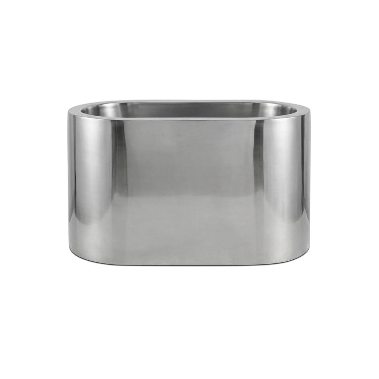 Double Wall Stainless Steel Bathtub with Built-In Dual Seats