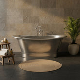 Straight Base Copper Bathtub Tin Inner & Outer Coating