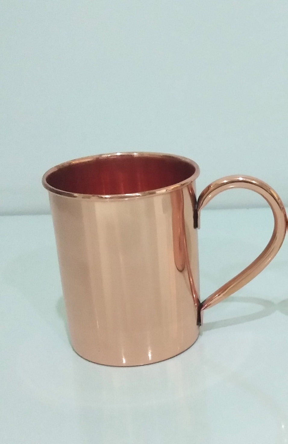 Cylindrical Copper Mugs Plain