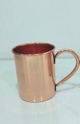 Cylindrical Copper Mugs Plain