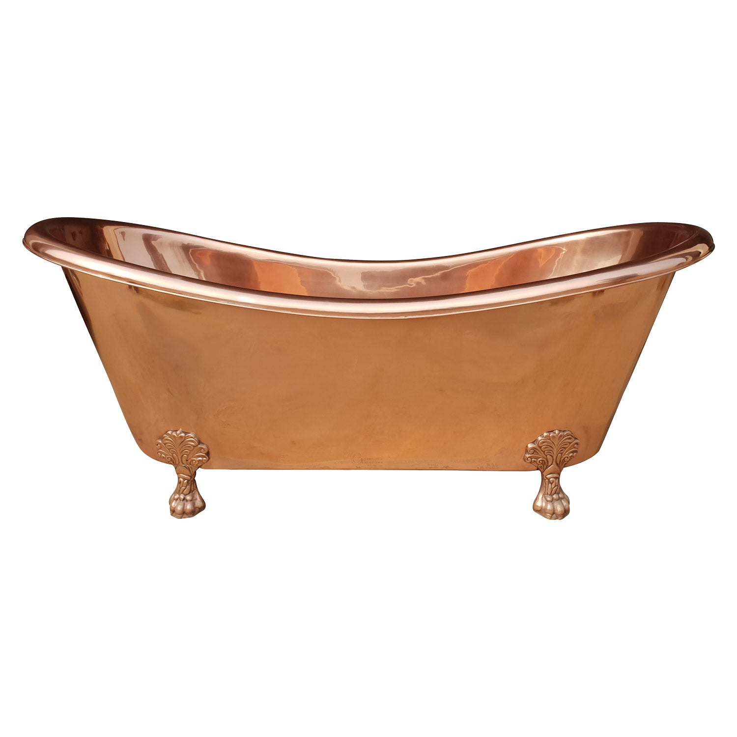 Copper clawfoot tub discount