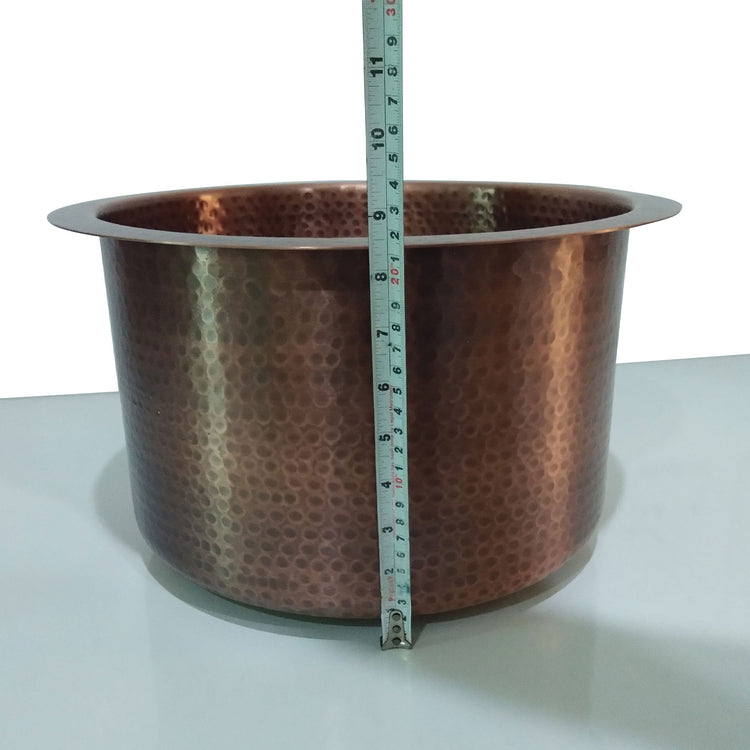 Round Copper Bar Sink