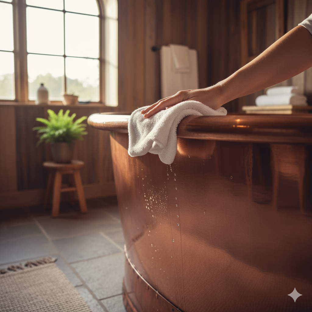 Copper Bathtub Maintenance: Keeping Luxury Alive