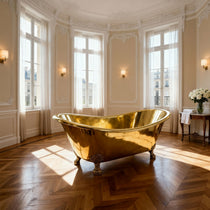 Clawfoot Brass Bathtub