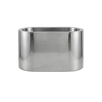 Double Wall Stainless Steel Bathtub with Built-In Dual Seats