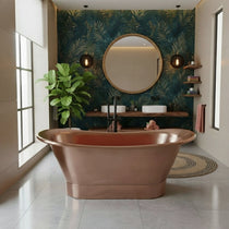 Straight Base Copper Bathtub Hammered Full Copper