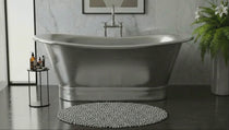 Straight Base Copper Bathtub Tin Inner & Outer Coating