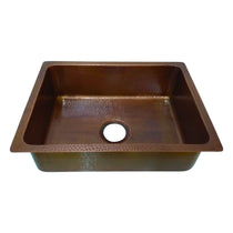 Copper Drop-In Kitchen Sink 23.50 x 17.50 x 8 inch