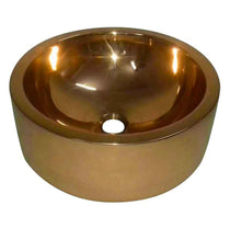 Double wall Copper Sink Shiny Copper Finish Inside Outside - Coppersmith Creations