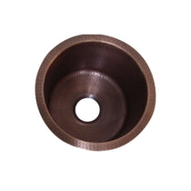 Round Copper Bar Sink