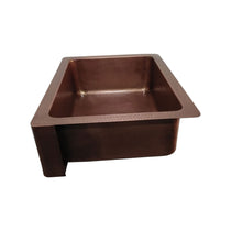 Copper Sink Vine Front Apron 23.50 x 17.50 x 8 inch