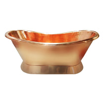 Copper Bathtub Full Shining Copper Finish