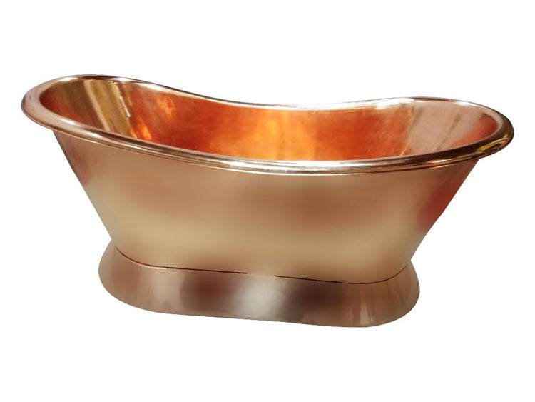 Copper Bathtub Full Shining Copper Finish