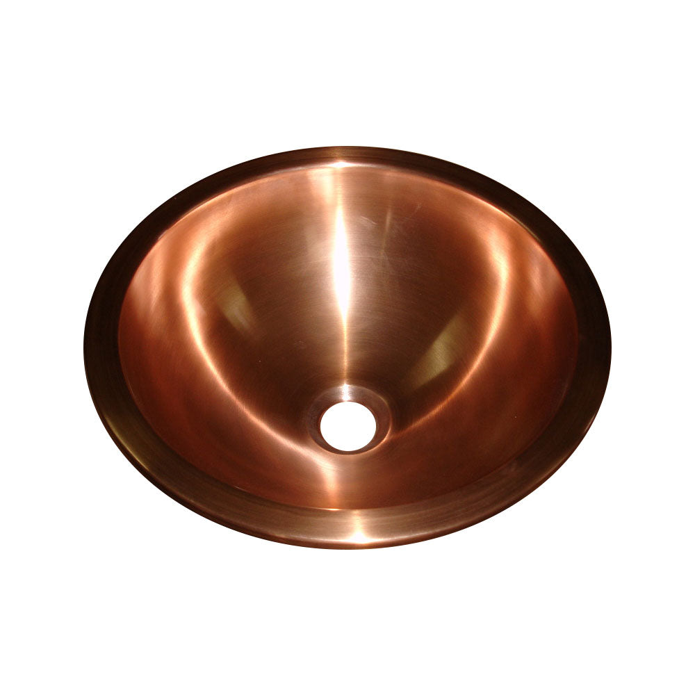 Copper Sink Double Walled Smooth Finish - Coppersmith Creations