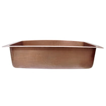 D Shape Sunflower Front Apron Copper Kitchen Sink