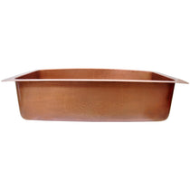 D Shape Petal Front Apron Copper Kitchen Sink