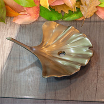 Cast Bronze Sink Leaf Design