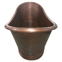 Copper Bathtub Thin Rolled Edge