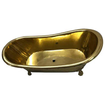 Clawfoot Brass Bathtub - Coppersmith Creations