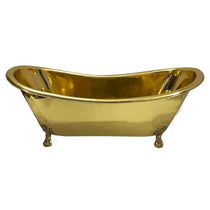 Clawfoot Brass Bathtub - Coppersmith Creations