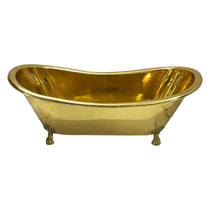 Clawfoot Brass Bathtub - Coppersmith Creations