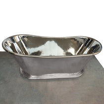 Copper Bathtub Nickel Finish Inside & Outside