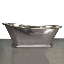 Copper Bathtub Nickel Finish Inside & Outside