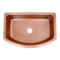 D-Shape Copper Kitchen Sink