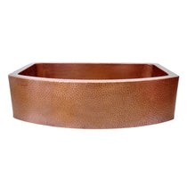 D-Shape Copper Kitchen Sink