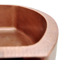 D-Shape Copper Kitchen Sink