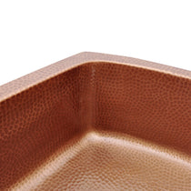 D-Shape Copper Kitchen Sink