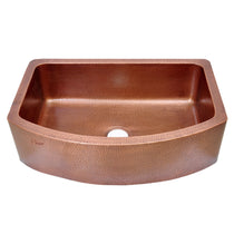 D-Shape Copper Kitchen Sink